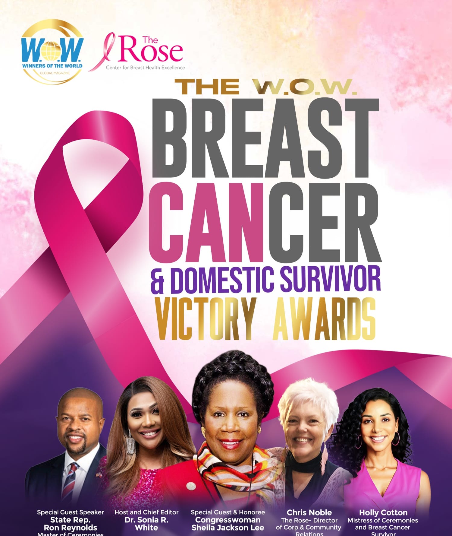 Triumph Over Adversity Celebrated at the Inaugural Pink and Purple Victory Ceremony Hosted by Dr. Sonia White