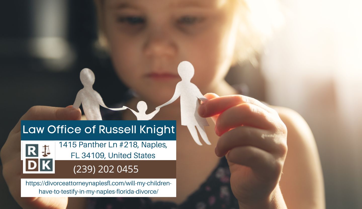 Naples Divorce Lawyer Russell Knight Discusses The Role Of Children In Florida Divorces In New Article