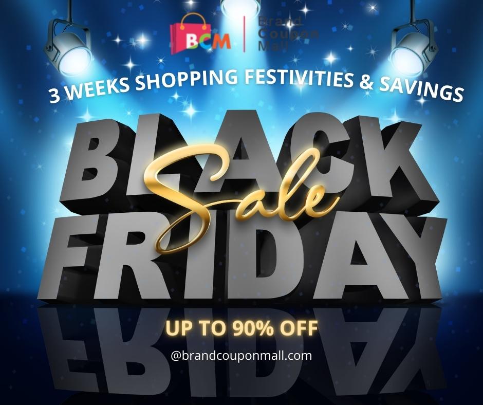 BrandCouponMall Kicks Off Epic Three Weeks of Extraordinary Shopping Celebrations & Exclusive Savings for the Black Friday Season