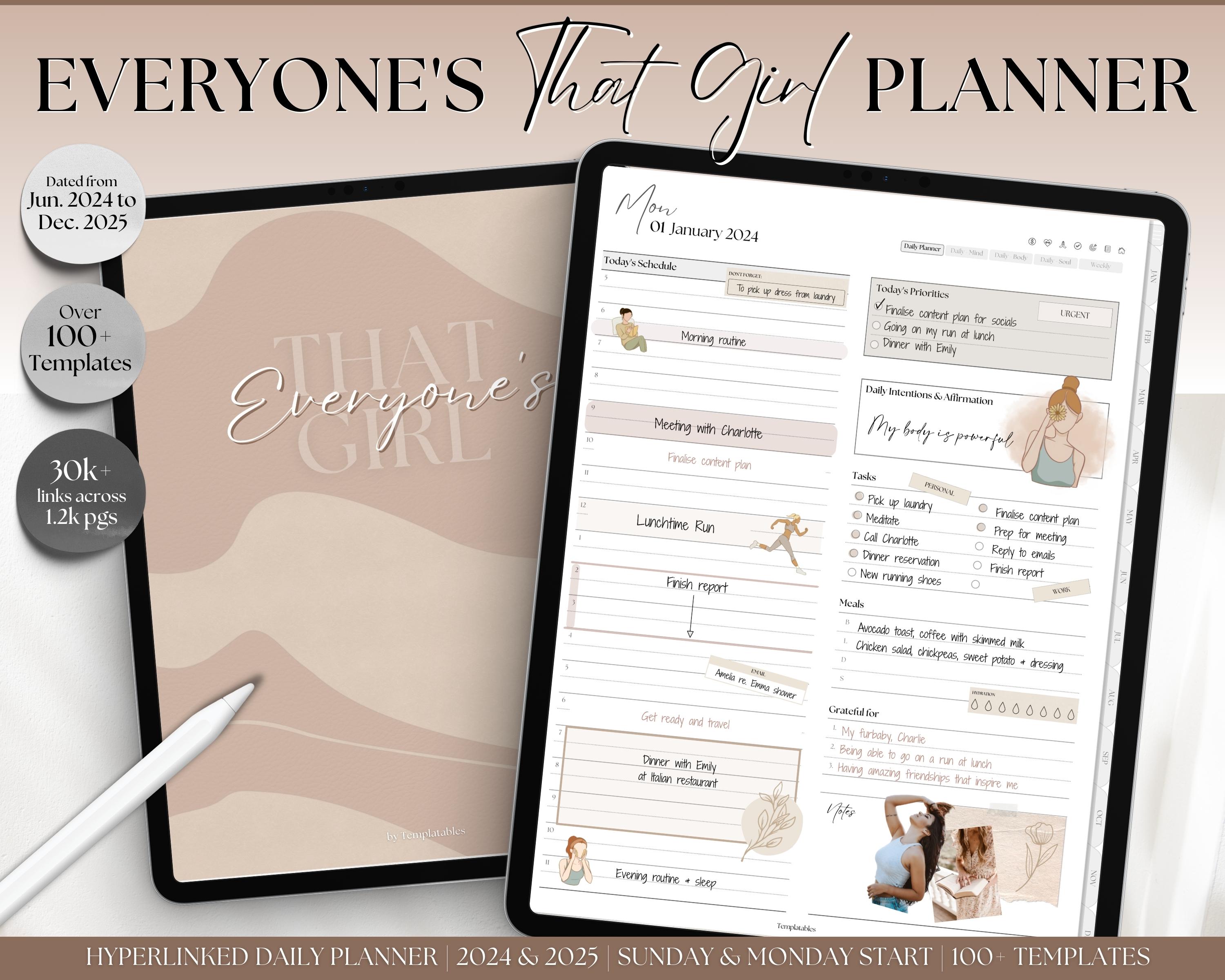 Templatables Unveils the 2024 'Everyone's That Girl' Digital Planner, Redefining Productivity with a Unique Perspective