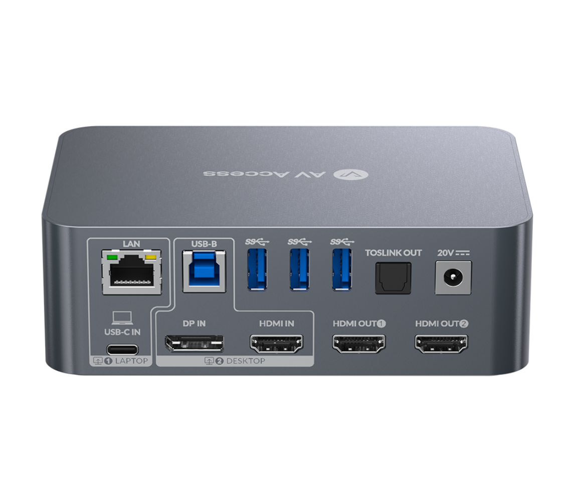 AV Access Introduces iDock C10 KVM Switch Docking Station, Empowering Users to Create a Dynamic Home Workstation