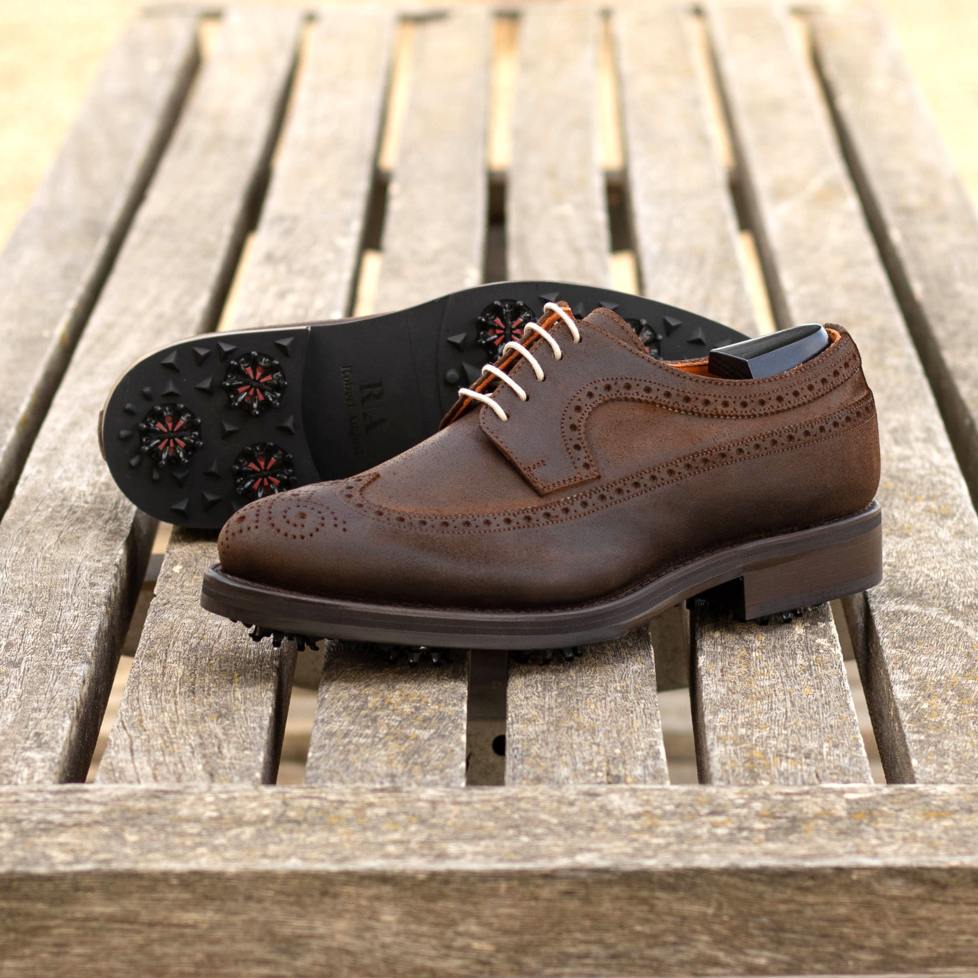 Introducing the Elston Ave. Longwing Blucher No. 8215: Handcrafted Men's Golf Shoes Redefining Style and Performance