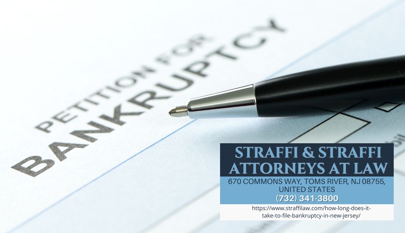 New Jersey Bankruptcy Lawyer Daniel Straffi Offers Insight on Filing Bankruptcy Timelines