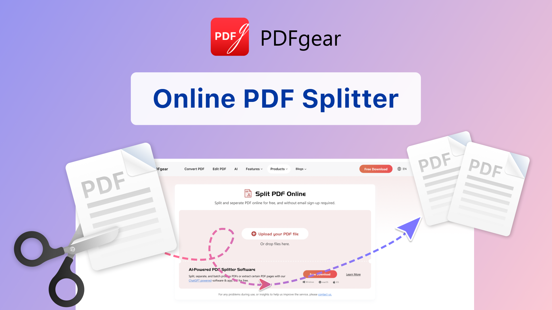 PDFgear Unveils Upgraded Free Online Tool to Split PDF