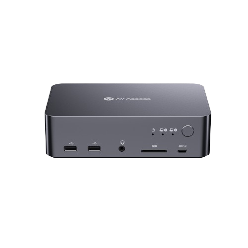 AV Access Introduces the iDock C20: Advanced USB-C KVM Switch Docking Station for 2 Laptops in Home Office 