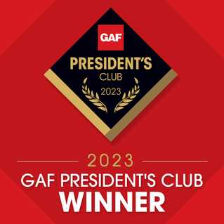 Ridgeline Construction Roofing & Exteriors Recognized as a 2023 GAF Master Elite® President's Club Award Winner