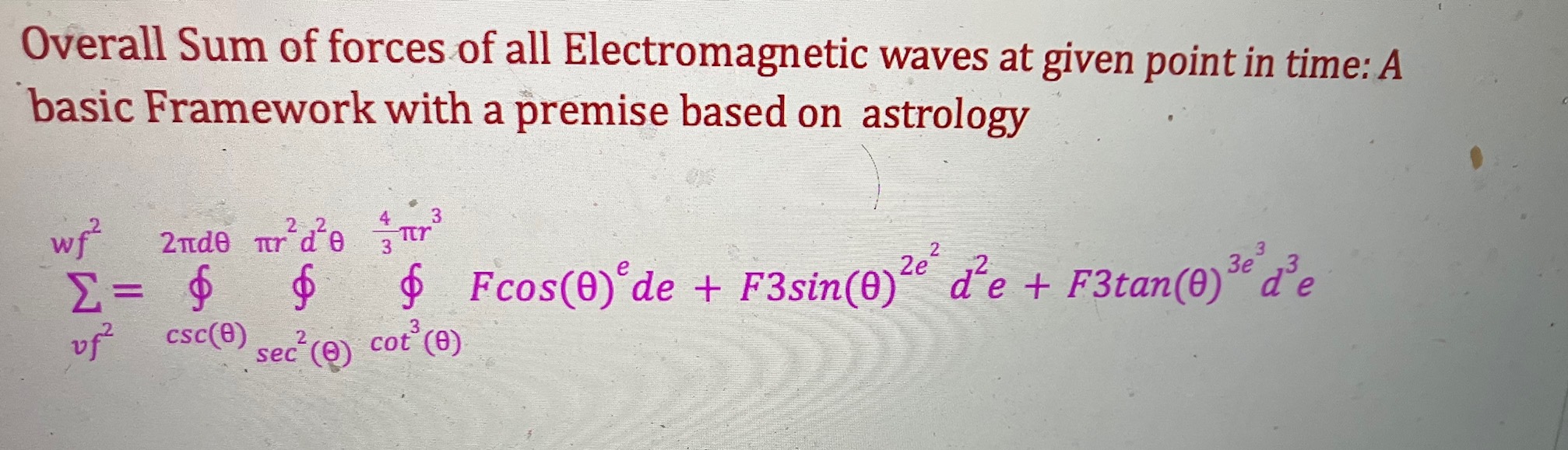 The Advancement of Technology Limits Utilization of Quantum Physics and Electrodynamics.