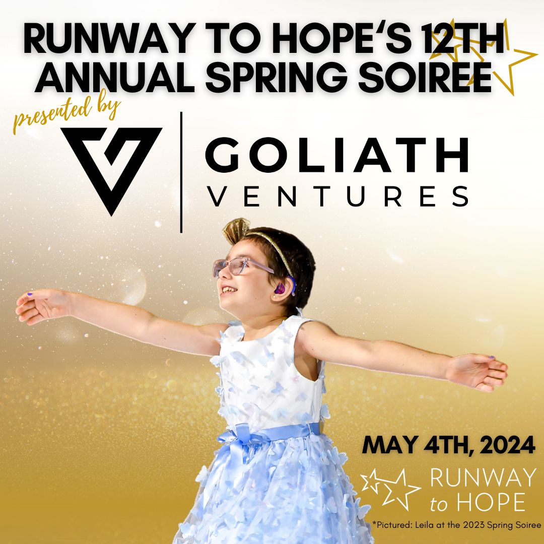 Goliath Ventures Inc. Announces Sponsorship of the 12th Annual Runway to Hope Spring Soiree