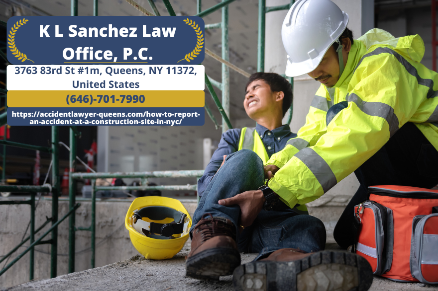 New York City Construction Accident Attorney Keetick L. Sanchez Releases Guide on Reporting Construction Site Accidents