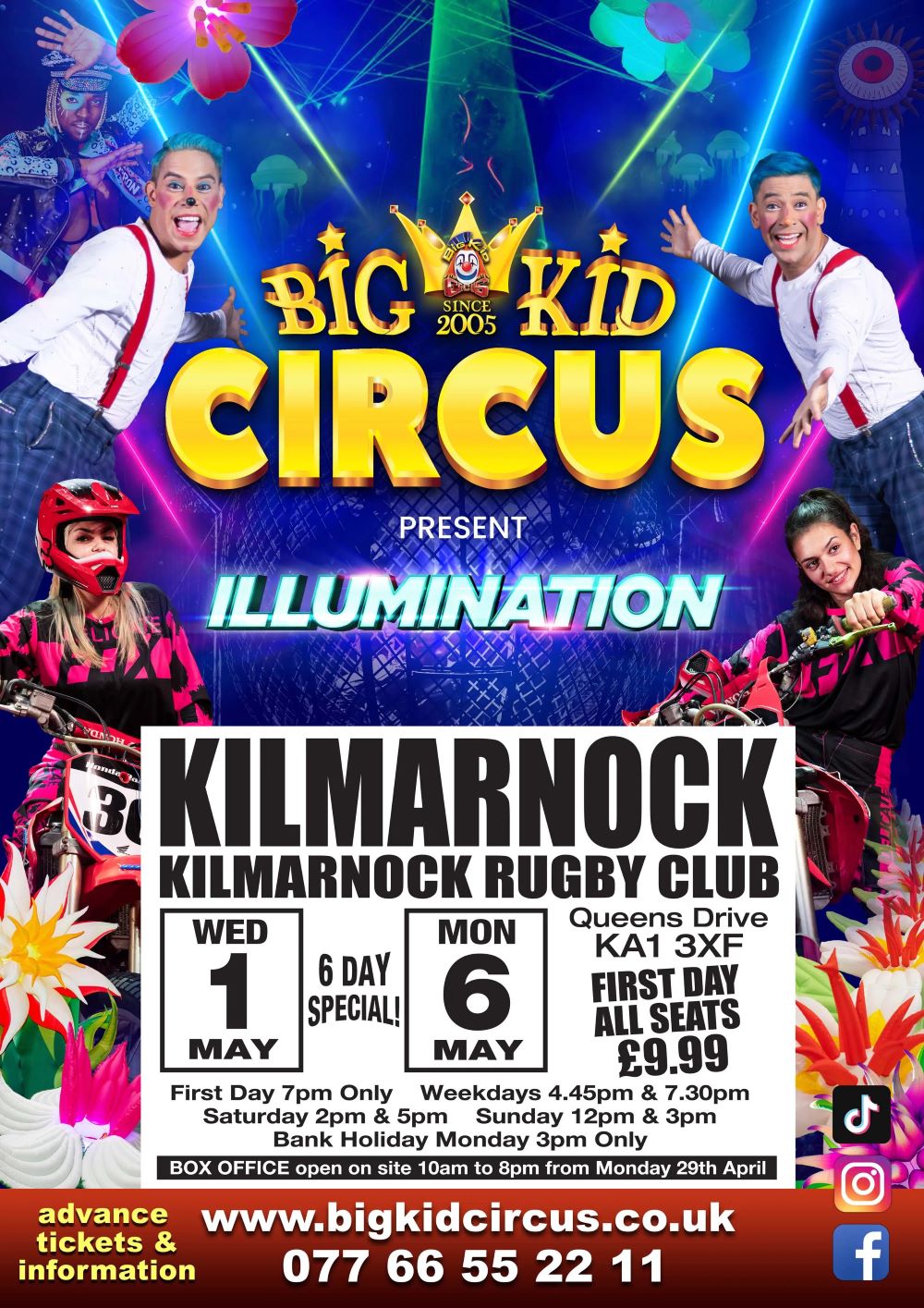 Big Kid Circus Unleashes Spectacular Extravaganza Under the Big Top in Kilmarnock