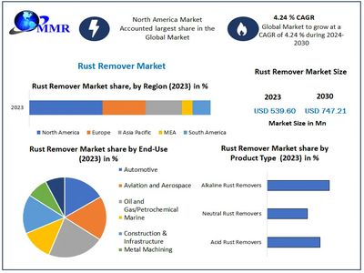 Rust Remover Market to Hit USD 747.21 at a growth rate of 4.76 percent- Says Maximize Market Research