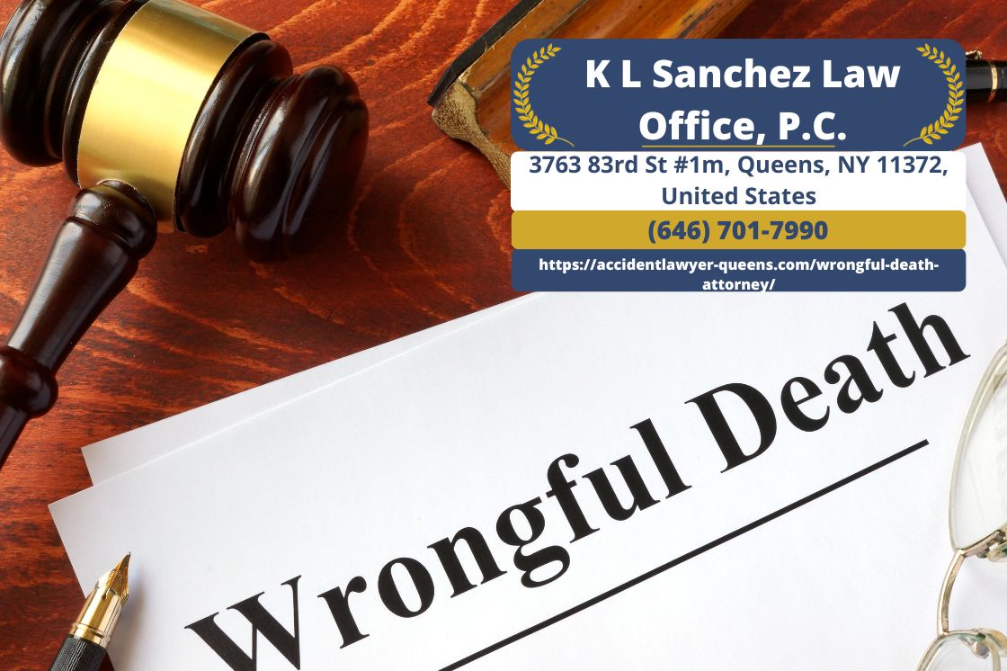 Queens Wrongful Death Attorney Keetick Sanchez Releases Insightful Article on New York Wrongful Death Laws