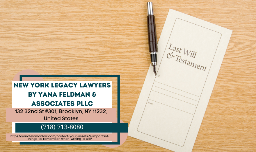 New York Estate Planning Lawyer Yana Feldman Releases Article on Asset Protection and Will Writing