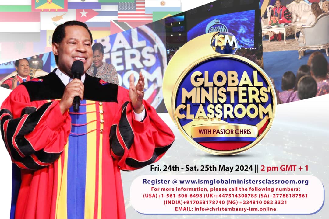 Millions Set to attend the 2024 Global Ministers’ Classroom with Pastor Chris