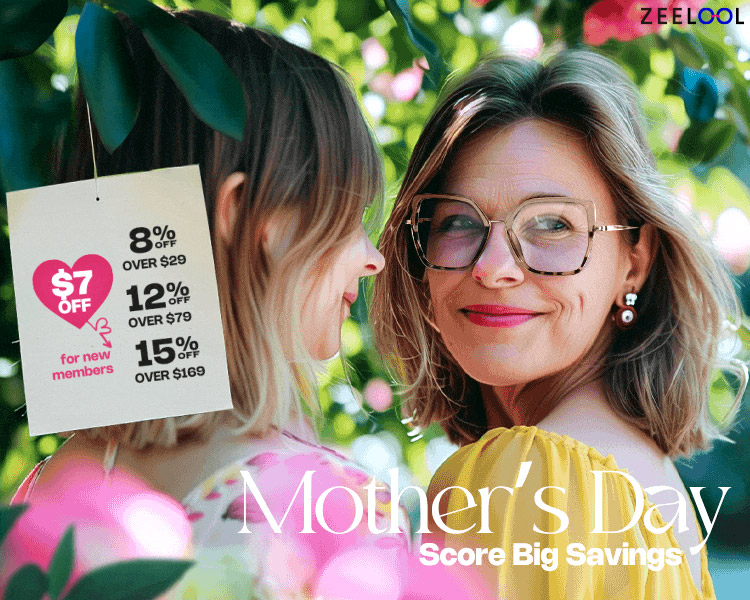 ZEELOOL Celebrates Mother's Day with $7 Coupon for New Members