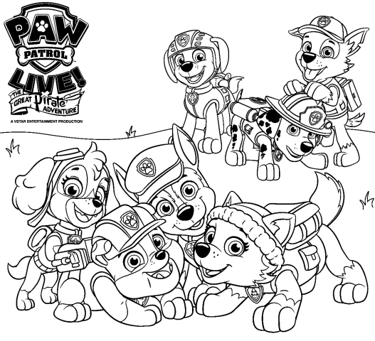 You Can Take Part in The Adventures of The Paw Patrol Squad Hero Using The Paw Patrol Coloring Pages