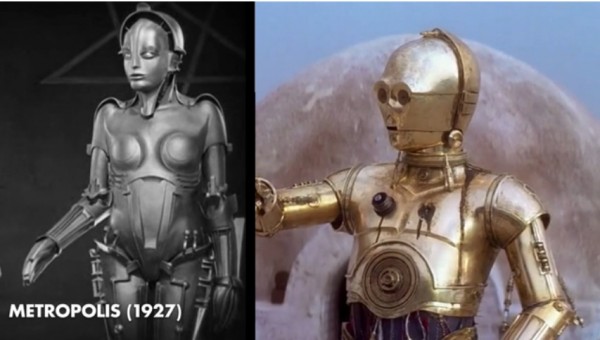 Image: Metropolis and Lucas Arts' C3PO Chrome: The Series streaming May 30th is the escapist fantasy adventure mini-series about a female robot slave who defies her cruel masters with the help of a repairbot named Perdix (Natasha Coppola-Shalom) to right the injustices of the world. Chrome draws its inspiration from classic era science fiction and fantasy stories that range from the Saturday morning serials like Flash Gordon (the same source George Lucas used for Star Wars) and hi-brow science fictions like the 1927 Metropolis.