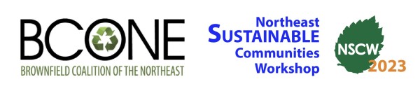 BCONE - Brownfield Coalition of the Northeast logo and Northeast Sustainable Communities Workshop logo