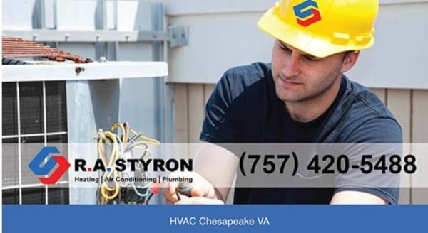 RA Styron Heating & Air Conditioning, Inc. was named a Top Chesapeake HVAC VA Company.