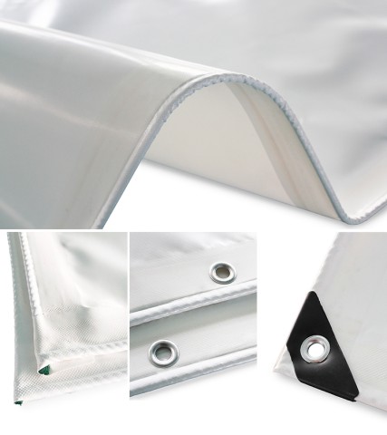 Buy Pvc Coated Canvas Tarpaulin For Tensile Fabric Structure