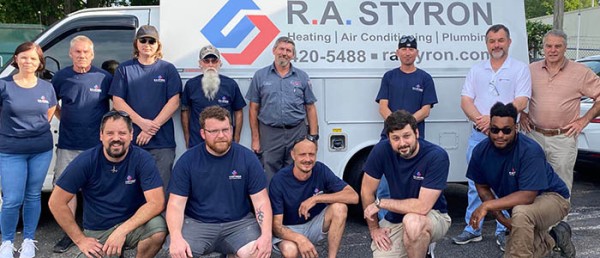 R.A. Styron Heating & Air Conditioning Named Top HVAC Company in Chesapeake VA.