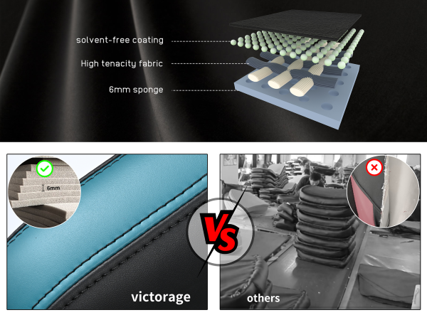 Eco-friendly integrated foaming sponge VS Recycled diced sponge