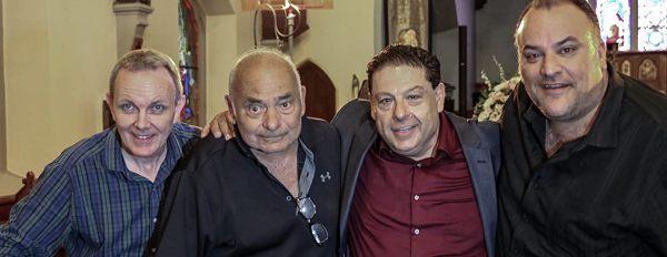 Director Timothy Hines with Legendary actor Burt Young on set of Burt Young's last film.