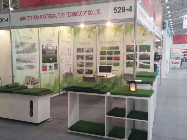 Artificial turf company report positive interaction at Shanghai expoArtificial turf company report positive interaction at Shanghai expo