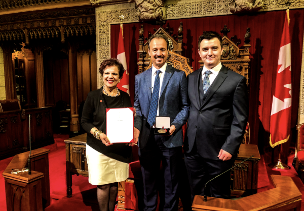 WILDFIT Expands Rapidly After Canadian Senate awards medal to founder Eric Edmeades