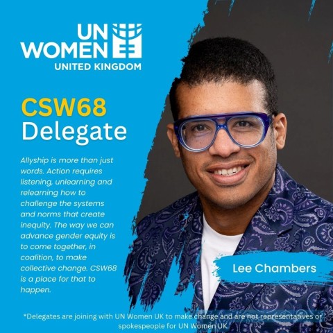 Lee Chambers Male Ally UN Women CSW68