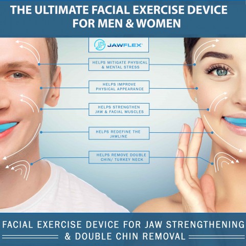 Facial Fitness Device to Tone & Strengthen your Jaw, Face, and Neck