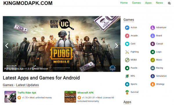 New Site King Mod APK Launches Platform For Latest Apps and Games Mods
